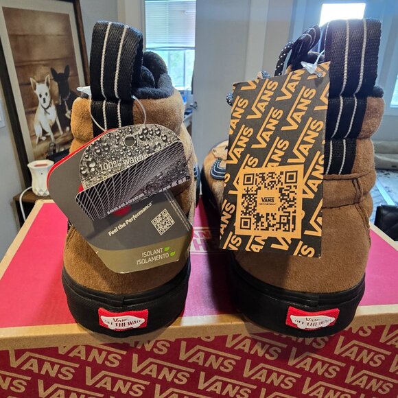 VANS SK8-Hi MTE-2 Dachshund Brown Black Sneaker Boots VN0A5HZZFW6 Mens Sz 12 NEW - Picture 7 of 16